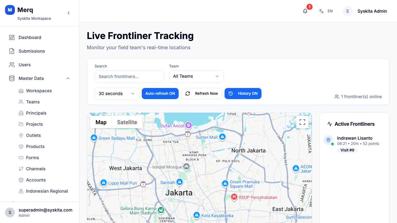 Live Tracking Map